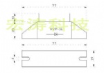 High-voltage silicon heap diode