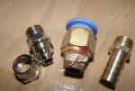 Water-cooled magnetron water mouth connector