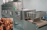 Microwave beef jerky sterilizing machine